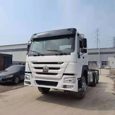 40-60 toneladas Capacidade de carga 6X4 375HP Sinotruck Utilizado HOWO Truck Tractor a preços acessíveis
