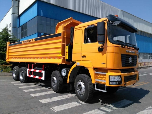 21-30t Capacidade de carga Homem 7.5 toneladas eixo dianteiro Shacman 40 metros cúbicos caminhão tipper