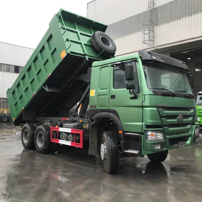 6X4 HOWO Sinotruk 371 camião de descarga com sistema de direção Zf8118 e certificação ISO
