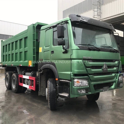Caminhões de descarga Sinotruk HOWO 336HP Euro 2 Estilo de elevação frontal Transmissão manual