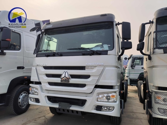 Sinotruk HOWO Camião 6X4 10 rodas Camião tractor usado com tanque de óleo de alumínio de 400L