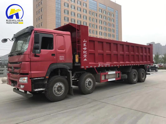 / Usado 8X4 12 Roda Sinotruk HOWO Carrinho de desvio DOT Certificado e solicitação personalizada