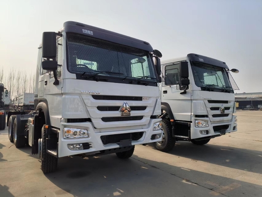 DOT Certificado HW76 Cab 6X4 10 rodas HOWO Trator para aplicações pesadas
