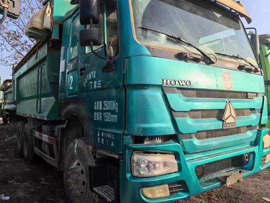 Caminhão Euro5 HOWO 6X4 original de descarga de descarga com cilindrada de motor a diesel &gt; 8 litros