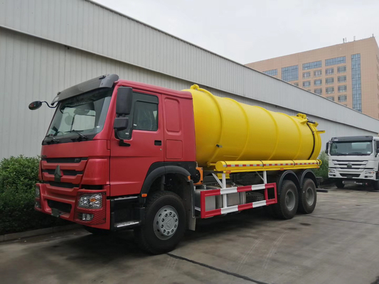 Venda camiões septicos usados de 6X4 336 HP com combustível diesel e Euro 2 padrão de emissões