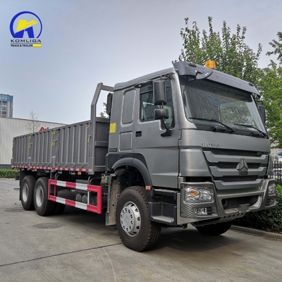 6X4 Drive Wheel Sinotruk HOWO Flatbed Fence Truck para o seu transporte de carga