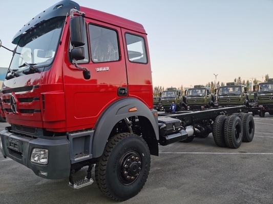 Cabeça de tractor Beiben 6X4 com 90 quinta roda de direção única e pneus certificados ECE