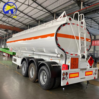 3 eixos 40000L/42000L/45000L/48000L/50000L Reboque de tanque de aço de alumínio Reboque de tanque de caminhão para suspensão mecânica e 6 M cada mangueira de descarga