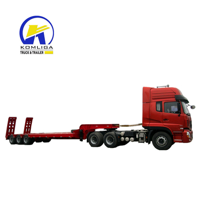 Semi-reboque de carga pesada com Jost 2.0 ou 3.5 polegadas King Pin e pneus 12.00r20