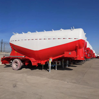 Transporte de pó a granel com reboque de camião de cimento a granel Sinotruk e motor Weichai 4102