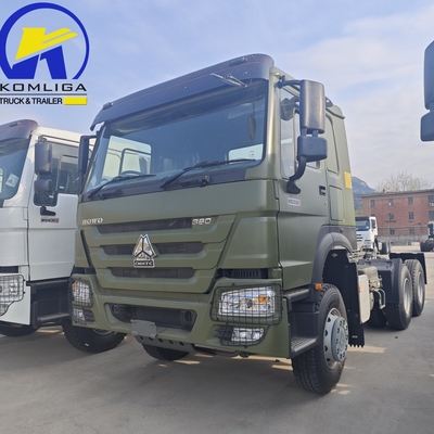 10 rodas 6X4 380HP 400HP 430 Prime Mover Trailer Usado Head Tractor Truck para entrega