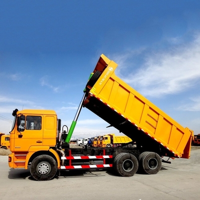 420HP Heavy Duty Dumper Shacman F2000 6X4 Euro 2 Dump Truck com pneus radiais 1200r20