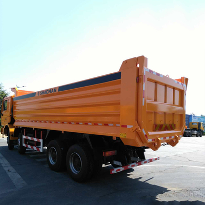 Shacman U-Shaped 8X4 12 Wheeler Heavy Duty Tipper Dump Truck para trabalhos de construção