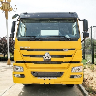 Euro4 Sinotruk HOWO 420HP Terminal de caminhão-trator elétrico com certificação ECE de pneus