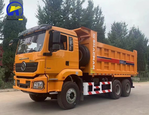 Shacman 6X4 Dump Truck com motor Euro 3 F3000 Cabina de telhado plano Balde Dimensão 5800X2300X1500