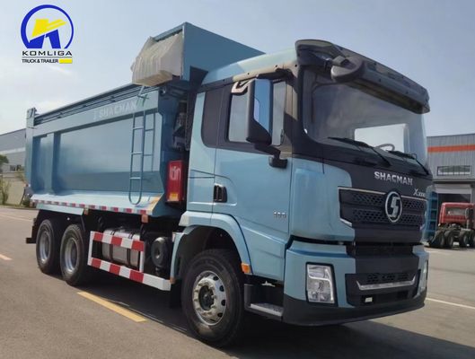 Shacman 6X4 Dump Truck com motor Euro 3 F3000 Cabina de telhado plano Balde Dimensão 5800X2300X1500