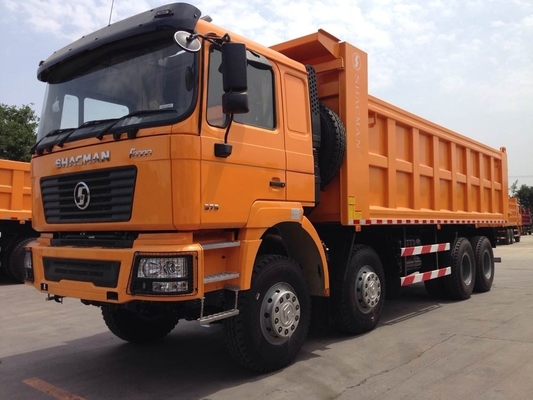 21-30t Capacidade de carga Homem 7.5 toneladas eixo dianteiro Shacman 40 metros cúbicos caminhão tipper