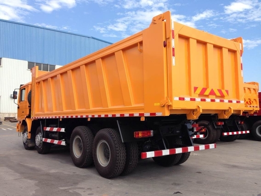 21-30t Capacidade de carga Homem 7.5 toneladas eixo dianteiro Shacman 40 metros cúbicos caminhão tipper
