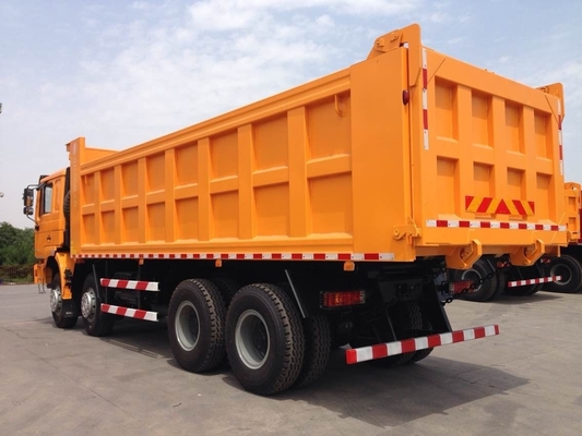 21-30t Capacidade de carga Homem 7.5 toneladas eixo dianteiro Shacman 40 metros cúbicos caminhão tipper