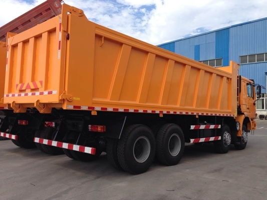21-30t Capacidade de carga Homem 7.5 toneladas eixo dianteiro Shacman 40 metros cúbicos caminhão tipper
