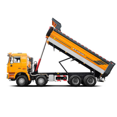 8X4 cilindro telescópico hidráulico Shacman de 12 rodas