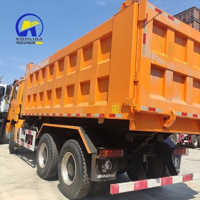 Caminhão de descarga Shacman pesado com capacidade de 25-30 toneladas e baixo consumo de combustível