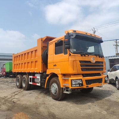 6X4 Usado Shacman Tipper Truck com 380HP motor diesel e sistema hidráulico a preços acessíveis