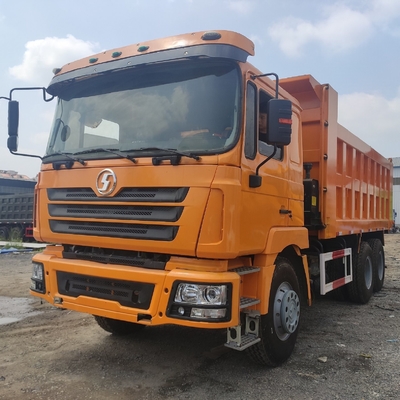 6X4 Usado Shacman Tipper Truck com 380HP motor diesel e sistema hidráulico a preços acessíveis