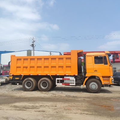 6X4 Usado Shacman Tipper Truck com 380HP motor diesel e sistema hidráulico a preços acessíveis
