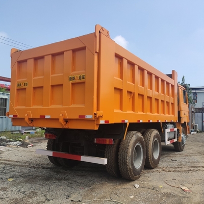 6X4 Usado Shacman Tipper Truck com 380HP motor diesel e sistema hidráulico a preços acessíveis