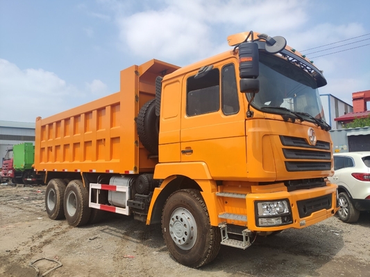 6X4 Usado Shacman Tipper Truck com 380HP motor diesel e sistema hidráulico a preços acessíveis