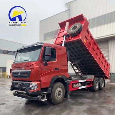 Estilo de elevação frontal 20 metros cúbicos Sinotruck HOWO Dump Truck com volante LHD/Rhd