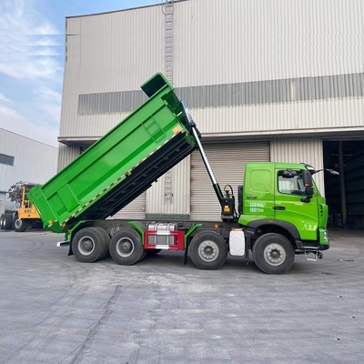Personalização 420HP Sinotruck 12 rodas 40tons 50tons Tipper usado HOWO 8X4 camião de descarga