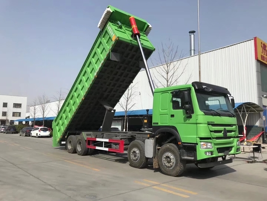 Personalização 420HP Sinotruck 12 rodas 40tons 50tons Tipper usado HOWO 8X4 camião de descarga