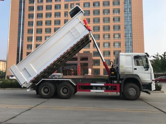 10 1 Pneus 21-30t Capacidade de carga 6X4 20m3 HOWO Sinotruk 371 Caminhão para carga pesada