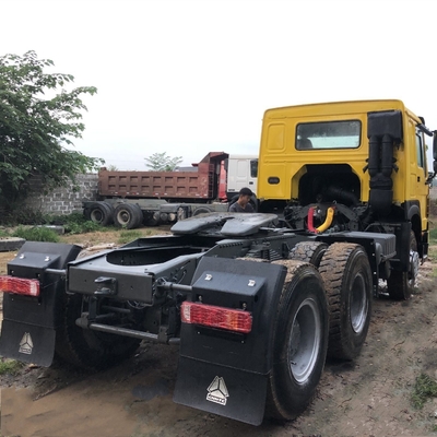 Venda 6X4 371HP 420HP Sinotruk HOWO caminhão-trator com Zf direção e 9 toneladas eixo dianteiro