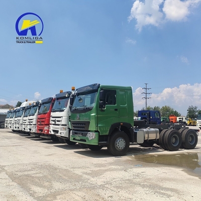 Sinotruk HOWO Caminhão-trator de cabeça de reboque pesado com norma de emissões Euro 2