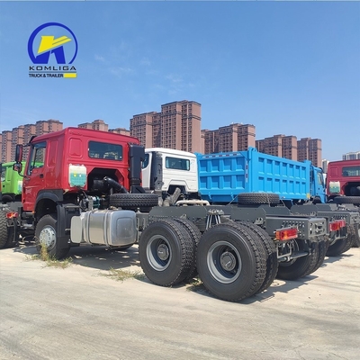 6.5 Relação de velocidade Camião Sino HOWO 6X4 Prime Mover Head Trailer Tractor Truck com peças