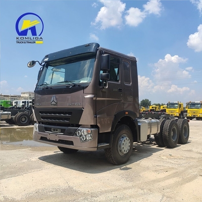 Potência 351-450hp Sinotruk Tractor Heavy Duty Trailer Head HOWO Caminhão Caminhões usados
