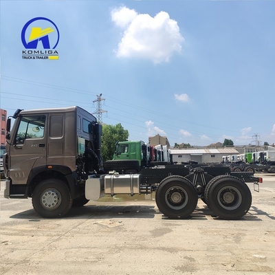 Potência 351-450hp Sinotruk Tractor Heavy Duty Trailer Head HOWO Caminhão Caminhões usados