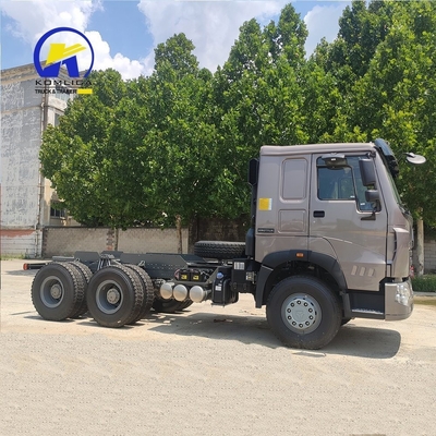 Potência 351-450hp Sinotruk Tractor Heavy Duty Trailer Head HOWO Caminhão Caminhões usados