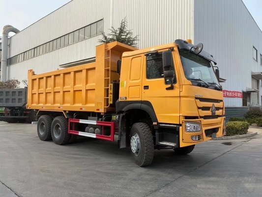 6X4 10 Pneus Remetedor de areia HOWO camião de descarga com motor diesel e capacidade de carga 21-30t