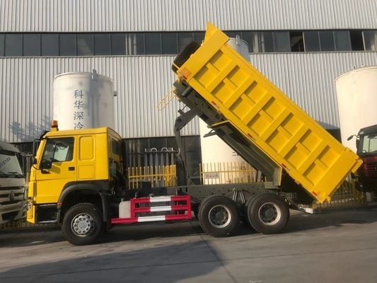 6X4 10 Pneus Remetedor de areia HOWO camião de descarga com motor diesel e capacidade de carga 21-30t