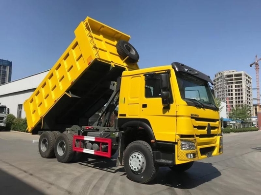 6X4 10 Pneus Remetedor de areia HOWO camião de descarga com motor diesel e capacidade de carga 21-30t
