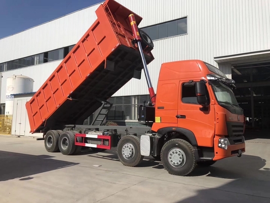 371HP Sinotruck 40 Ton 12 Pneus HOWO camião de descarga com câmera de visão traseira e cor azul