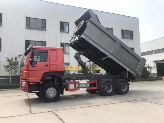 10 Pneus 375HP Gana caminhão de rebento com rebento ventral eficiente de levantamento hidráulico