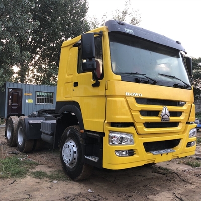 Sinotruk 6X4 Usado 2017 HOWO caminhão-trator com eixo dianteiro Hf9 e caixa de engrenagens Hw19710