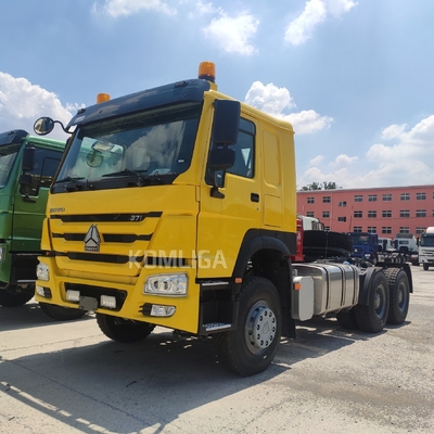 6.5 Relação de velocidade Sinotruk HOWO 6X4 371HP 375HP caminhões de tratores agrícolas com motor D12.42-20