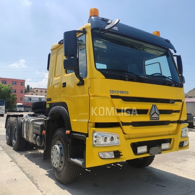 6.5 Relação de velocidade Sinotruk HOWO 6X4 371HP 375HP caminhões de tratores agrícolas com motor D12.42-20