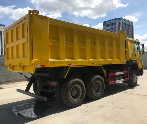 Customização Sinotruk Uganda Usado 6X4 HOWO Dump Truck Tipper para o design de pneus radiais do Quênia